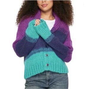 Spiritual Gangster Royce Striped Cardigan NWT Size Small